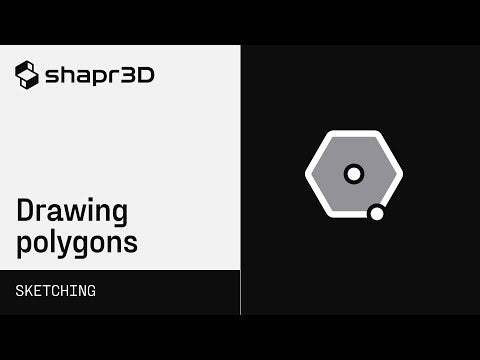 Shapr3D Manual - Drawing polygons | Sketching