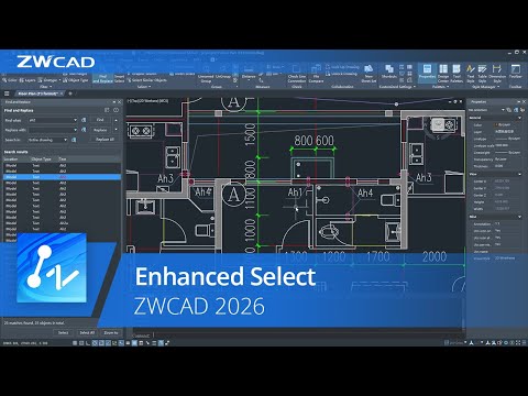 Enhanced Select | ZWCAD 2026 Official