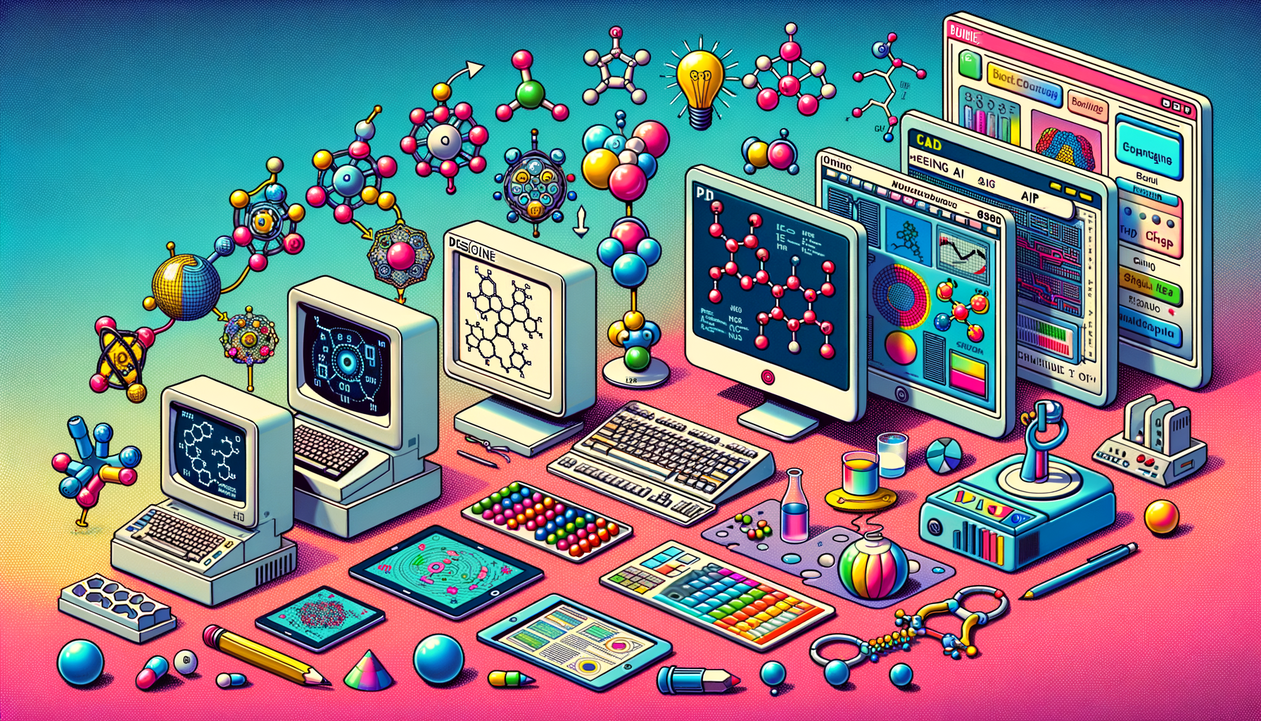Design Software History: Evolution of Design Software in the Pharmaceutical Industry: From CAD Foundations to AI-Driven Innovations