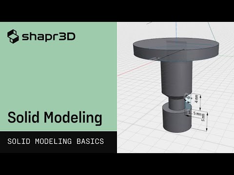 Solid Model In Computer Graphics Solid Modeling | Shapr3D Solid Modeling Basics