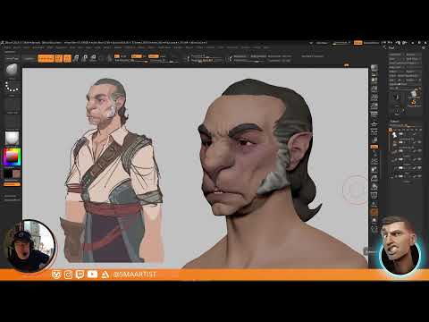 No Spare Time with SMAARTIST – Stephen Anderson – ZBrush 2023