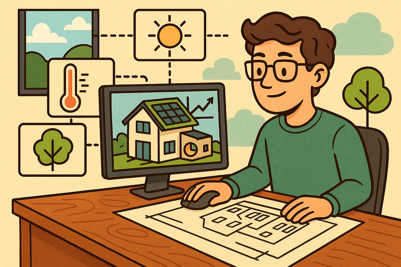 Integrating Real-Time Environmental Data into Sustainable Architectural Design Software