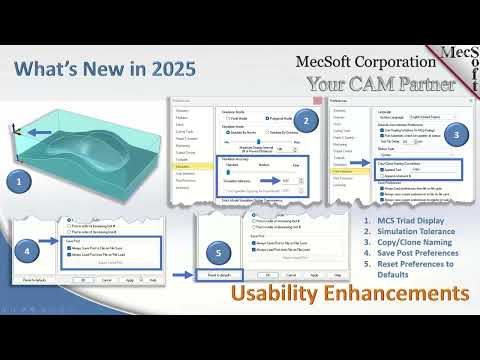 CAMJam #558: Usability Enhancements in MecSoft CAM 2025