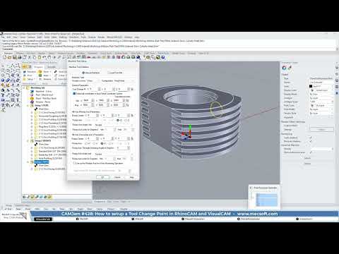 CAMJam #428: How to Setup a Tool Change Point
