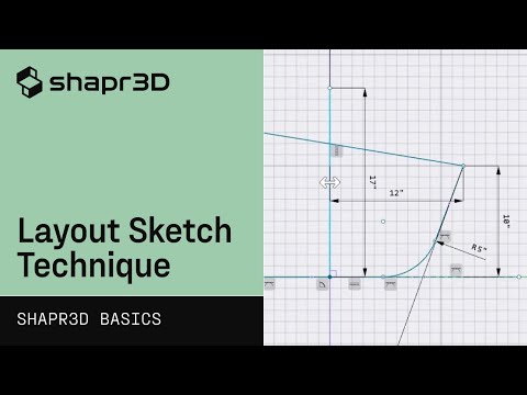 Layout Sketch Technique: Motorcycle Frame Design, part 1 | Shapr3D Basics