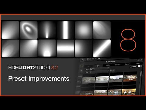 Hyperdeep Preset Library Preset Library Improvements in HDR Light Studio