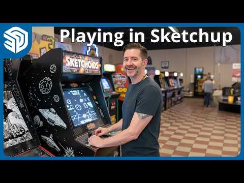 Sketchoids - Play CLASSIC Asteroids Game Inside SketchUp