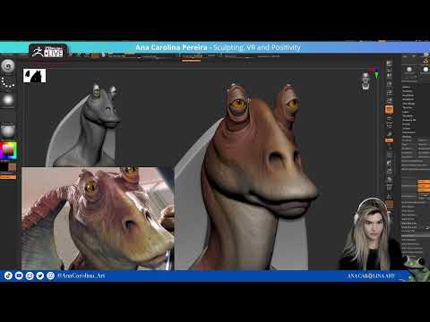 The Game Industry, 3D Art & Virtual Reality - Ana Carolina Pereira - ZBrush 2023