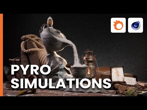 Pyro simulations directly in Corona for Cinema 4D