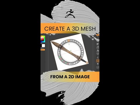 Create A 3d Mesh From A 2d Image In Zbrush