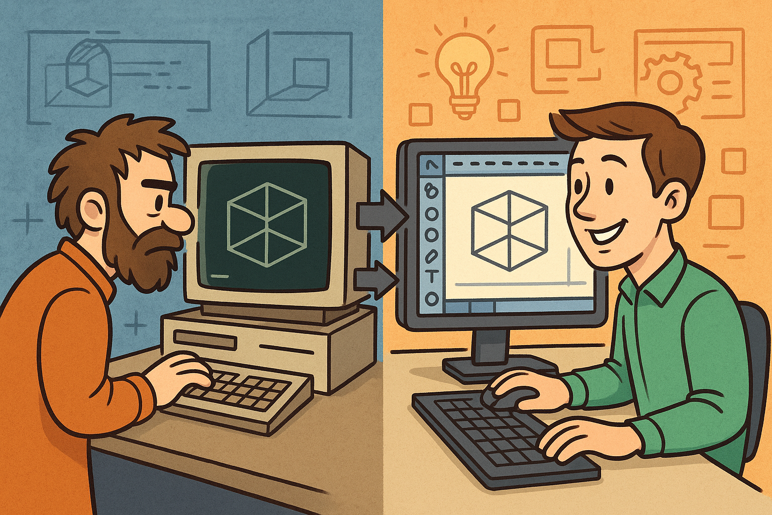 Design Software History: Foundations and Evolution of Early CAD Software: From Command Lines to User-Centric Design Innovations