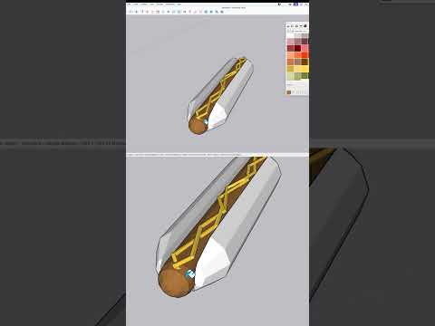 Front page worthy ketchup and mustard #sketchup  #3dmodeling