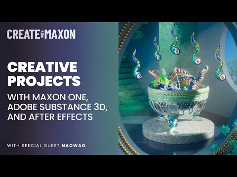 Creative Projects With Maxon One, Adobe Substance 3D and After Effects