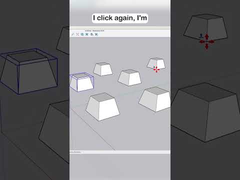 Move is copy #3dmodeling #sketchup