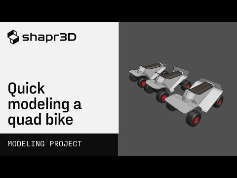 Quick modeling a quad bike | Modeling projects