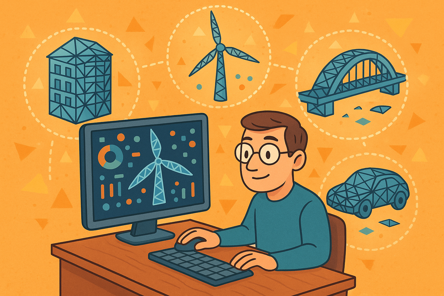 Semantic Meshes: Enabling Analytics-Ready Geometry for Digital Twins