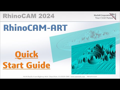 RhinoCAM 2024 ART Module Quick Start