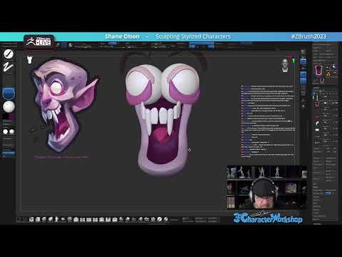 Sculpting Stylized Characters – Shane Olson – ZBrush 2023