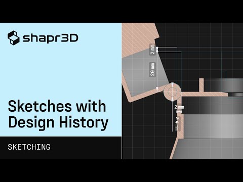 Sketch with design history