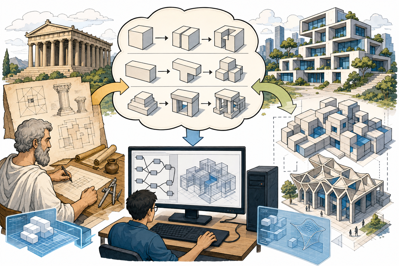 Design Software History: Shape Grammars in Architectural Design: Origins, Theory, and Software Legacy