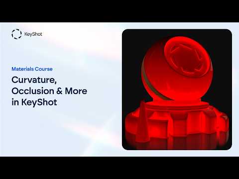 Textures That Read Your Model's Shape | Curvature, Occlusion & More in KeyShot