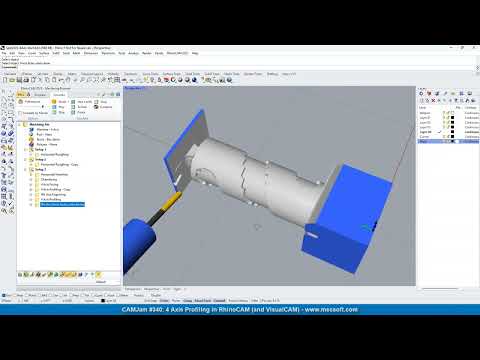 CAMJam #340: 4 Axis Profiling Operations