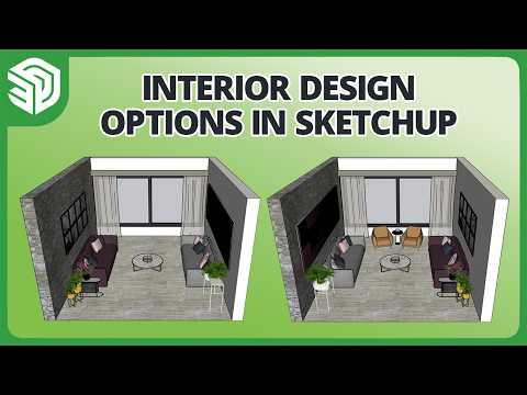 Show Design Options in SketchUp | Interior Design Tutorial