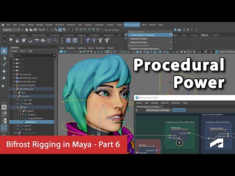 Frost Rig Bifrost Rigging in Maya - Part 6: Using Bifrost rigs in Maya