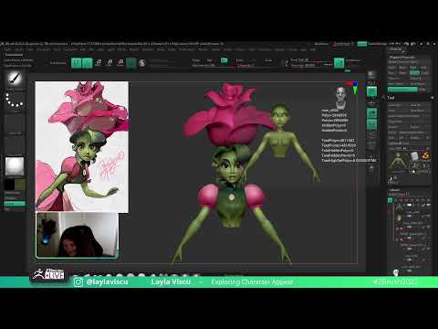 Exploring Character Appeal – Layla Viscu – ZBrush 2023