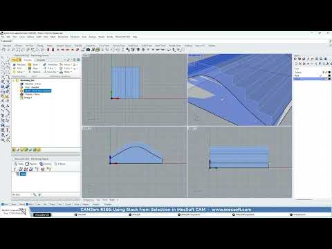 CAMJam #366: Using Stock from Selection in MecSoft CAM