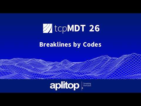 Breaklines by codes | tcpMDT 26