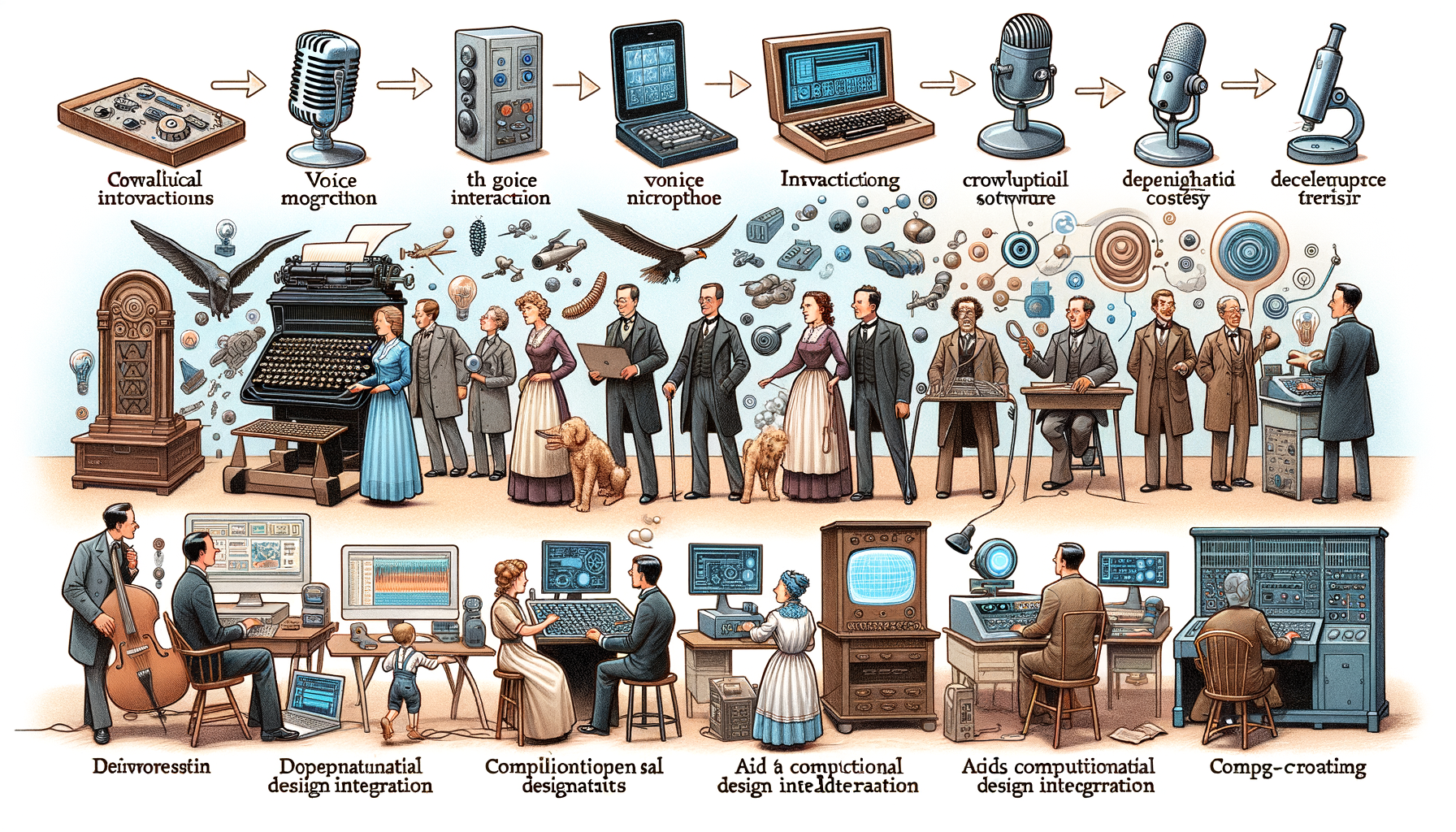Design Software History: Historical Synergy of Voice Synthesis and Design Software: Pioneering Innovations and Their Impact on User Interaction and Computational Design Integration