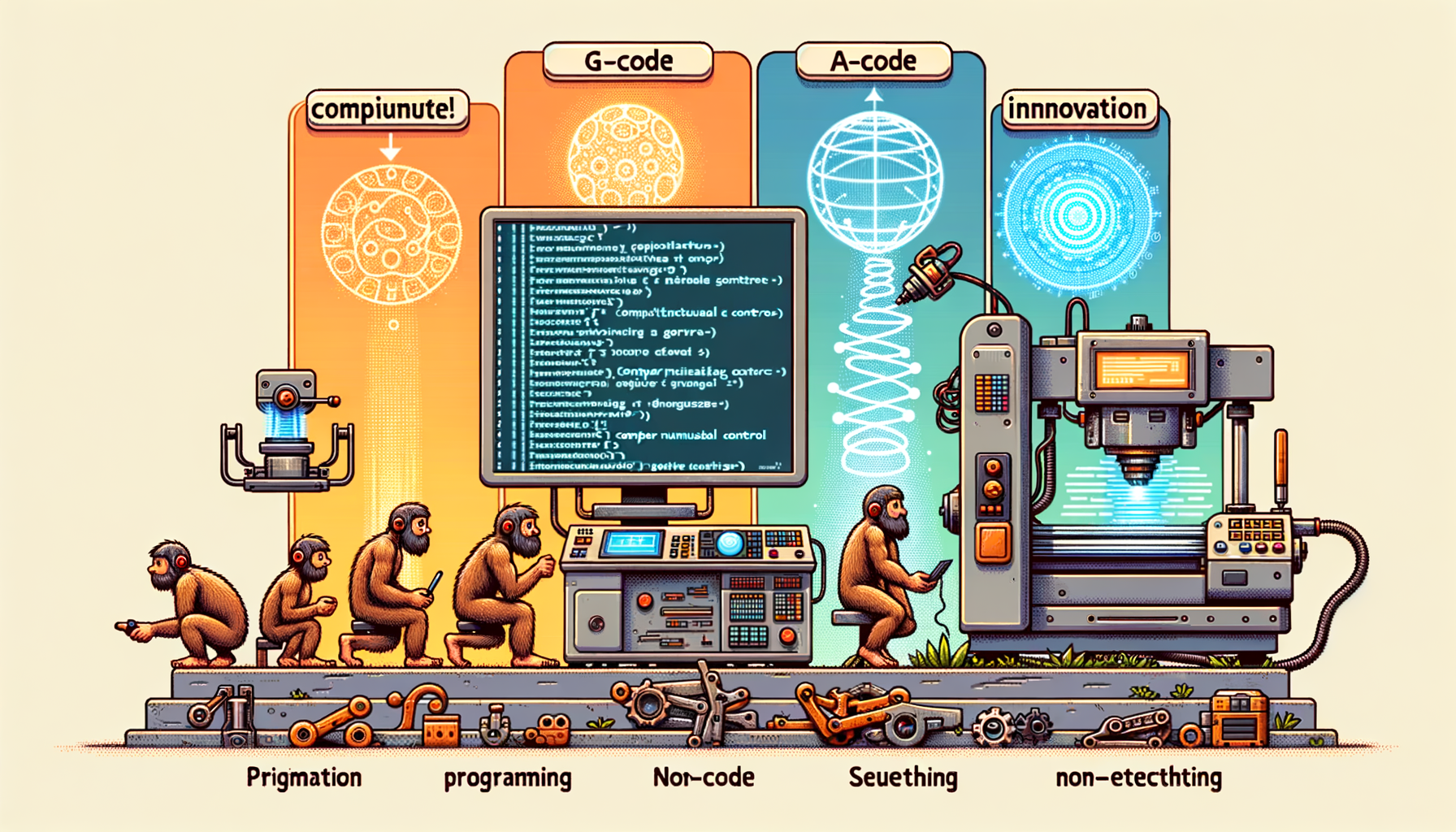 Design Software History: Evolution of CNC Machining Software: From G-Code to AI-Driven Innovations