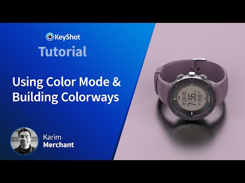 KeyShot Tutorial - Using Color Mode & Building Colorways