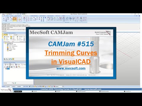 CAMJam #515: Trimming Curves in VisualCAD