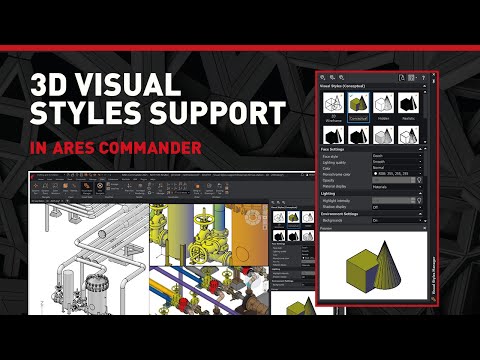 Visual Style Inventor 3D Visual Styles Manager to Customize your 3D Views in DWG Drawings wi
