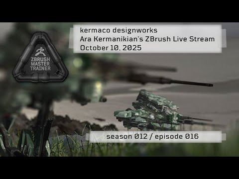 Kermaco Designworks - Hard Surface and Character Design  ZBrush hard surface character design