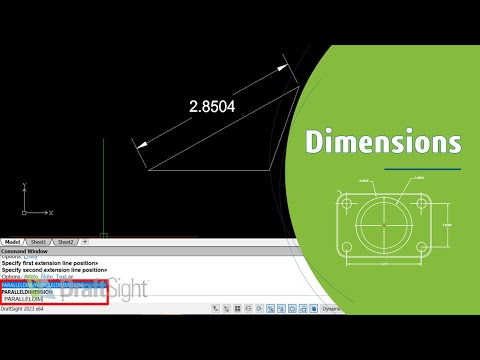 Create a Dimension Parallel to Angle(Aligned) Line Using Command Window
