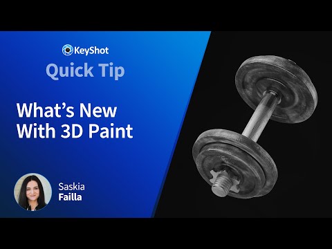 How to Get Started with KeyShot - What's New with 3D Paint