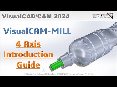 VisualCAD/CAM 2024: Introduction to 4 Axis Machining