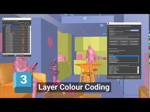 Automatically Colour-Code Layers in 3ds Max | Layer Colour Coding