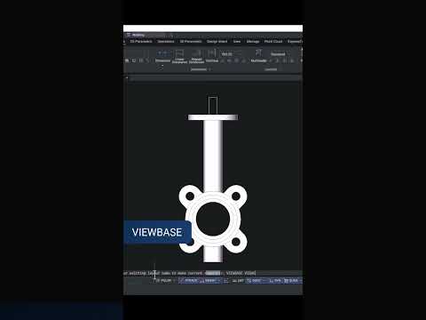 Go from 2D to 3D with the enhanced VIEWBASE command in BricsCAD V25 #s