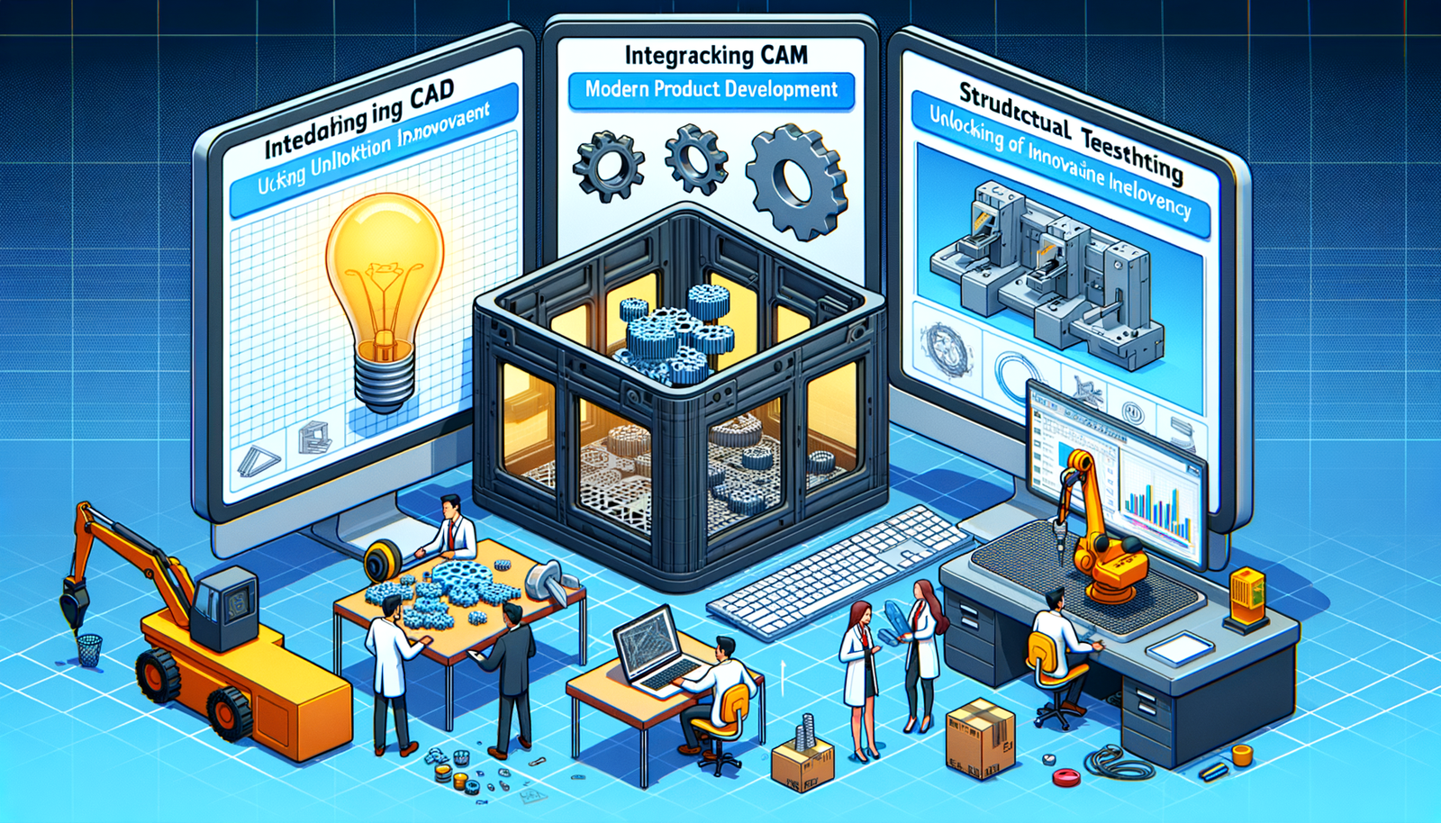 Unlocking Innovation and Efficiency: The Power of Integrating CAD, CAM, and CAE in Modern Product Development