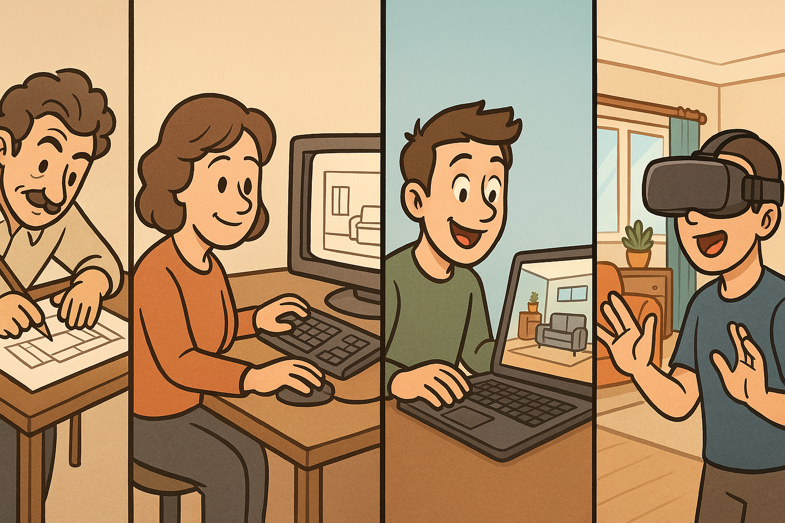 Design Software History: Historical Evolution of Interior Design Softw