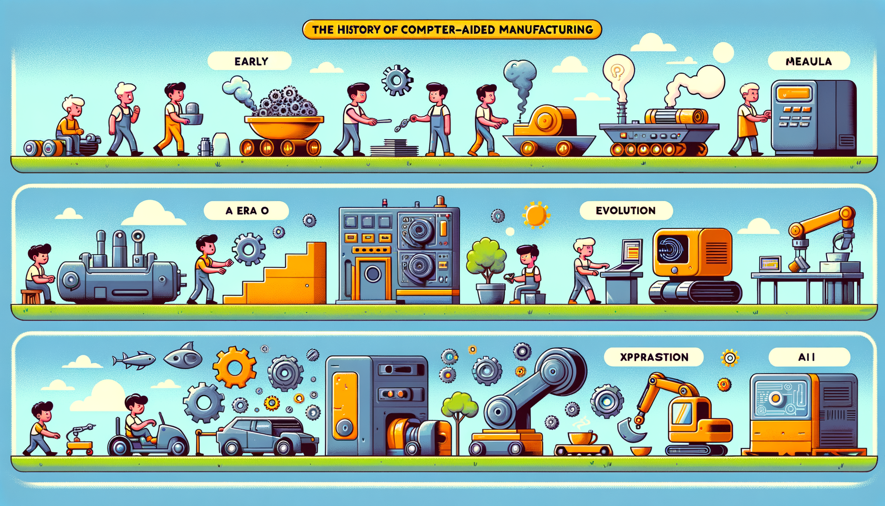 Design Software History: The Evolution of CAM: From Early Beginnings to Future Trends in Manufacturing