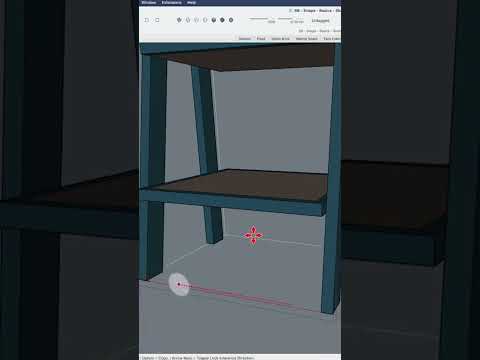 Easily create snaps in #sketchup #shorts