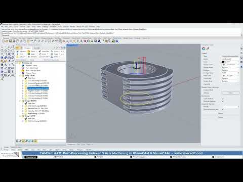 CAMJam #429:  Post Processing Indexed 5 Axis Machining