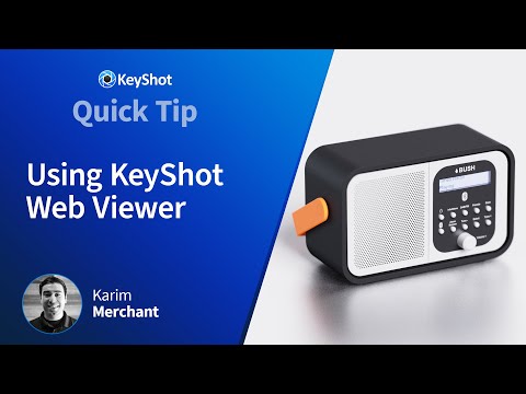 KeyShot Quick Tip - Using KeyShot Web Viewer