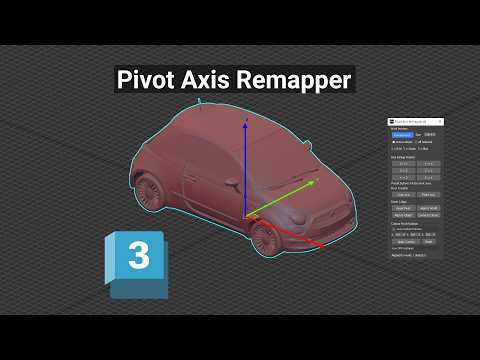 Remap Object Pivot Axes in 3ds Max | Pivot Axis Remapper