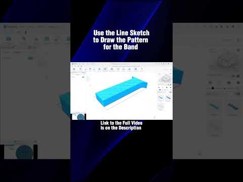 How to 3D Design a Custom Watch Band in SelfCAD